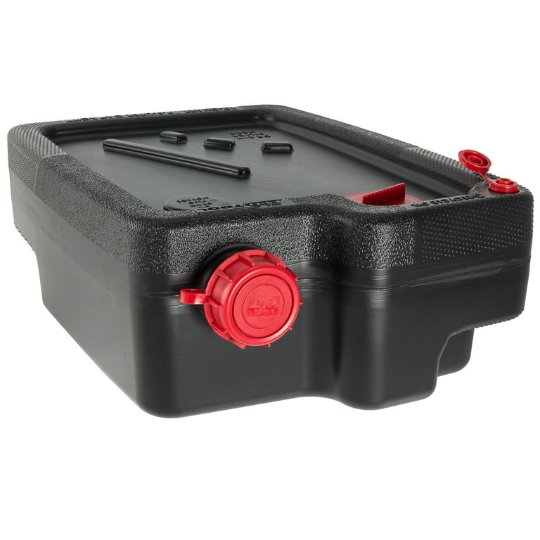 Hyper Tough 10 Quart Automotive Drain Pan Container 420013HTMI Black