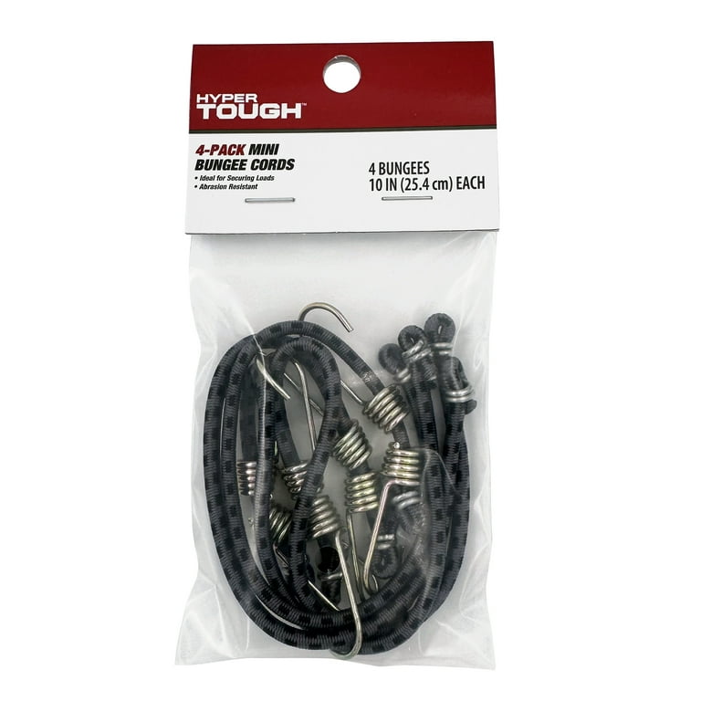 10 in. Mini Bungee Cord (4-Pack) 10 in. Mini Bungee Cord (4-Pack)