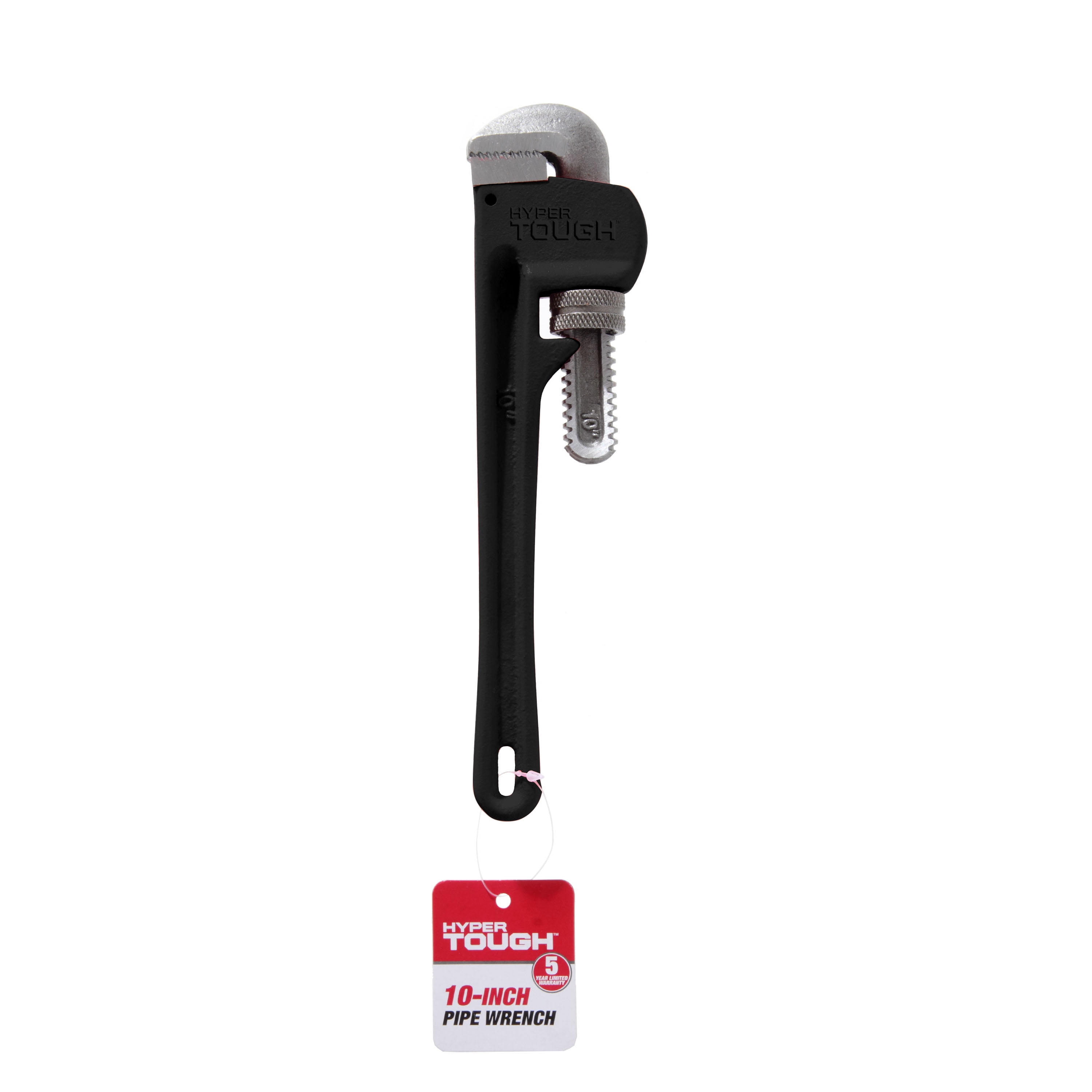 Hyper Tough 10 inch SAE Steel Pipe Wrench