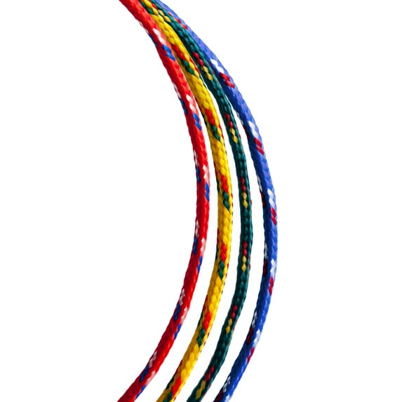 Hyper Tough 100' x 1/4" Diamond Braided Poly Rope, Multi-Color