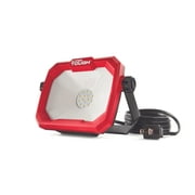 Hyper Tough 1000 Lumen Corded LED Work Light, Fold-Flat Design, 360° Swivel, 5-ft Cord, Tempered Glass, ETL Certified, Safe, Durable Build