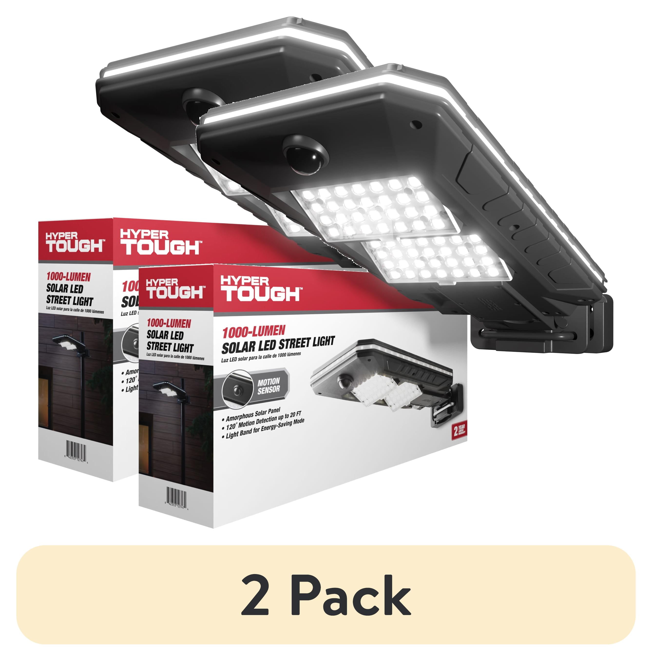 Hyper Tough 1000 Lumen LED Solar Street Light with Standby Hyper Tough 1000 Lumen LED Solar Street Light with Standby
