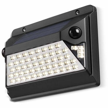 Hyper Tough 1000 Lumen Motion Sensor Flood Light, 2.34 x 8.19 x 5.85", Solar and Battery Powered