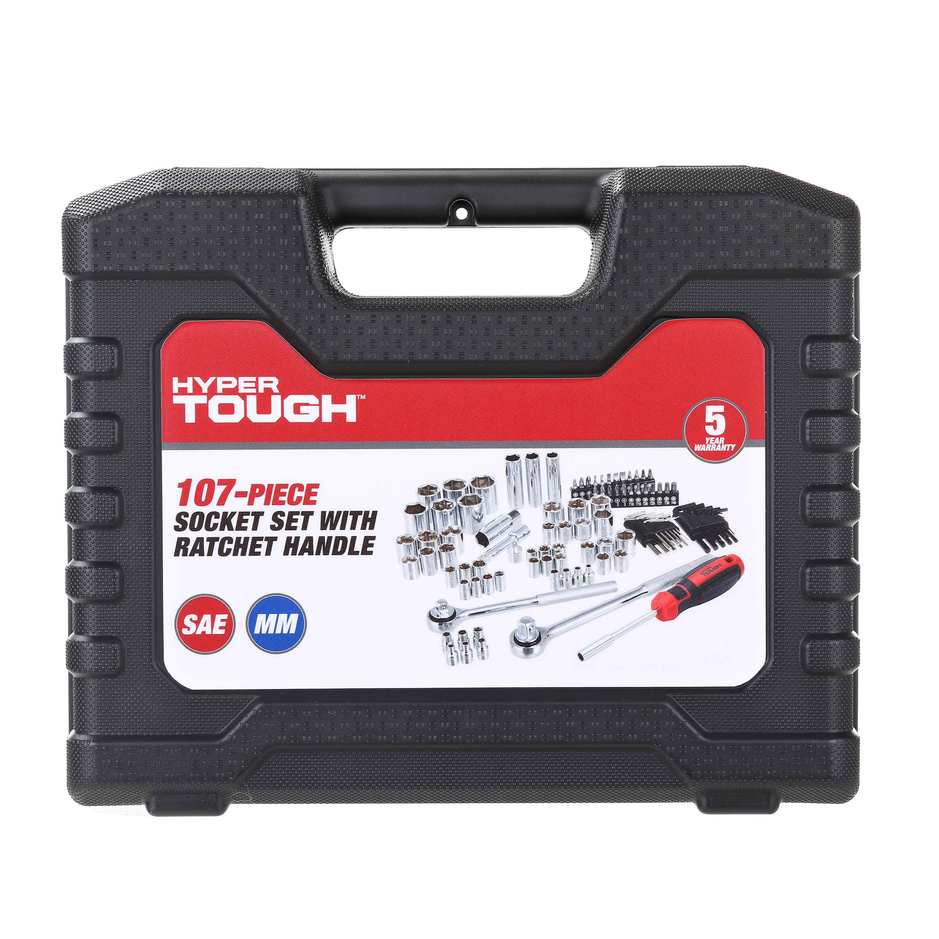 Hyper Tough 107-Piece Socket Set