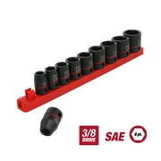 Hyper Tough 11-Piece 3/8-inch Drive Impact Socket Set (SAE)