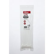 Hyper Tough 11 inch Cable Tie 75lbs Natural Color 100Pcs