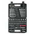 thumbnail image 1 of Hyper Tough 113 Piece SAE and Metric Socket and End Wrench Mechanics Tool Set, 1 of 10