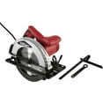 thumbnail image 1 of Hyper Tough 12 Amp Corded 7-1/4 inch Circular Saw with Steel Plate Shoe, Adjustable Bevel and Blade, 1 of 9