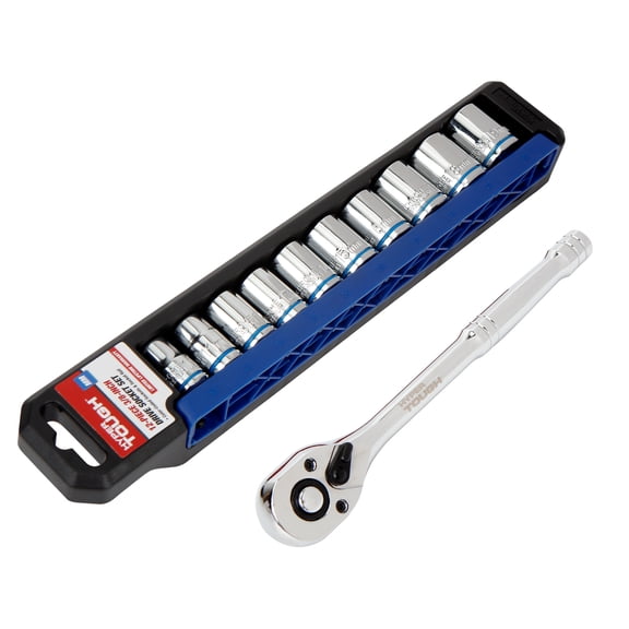 Hyper Tough 12-Piece 3/8-inch Drive Socket Set mm, Model 42883