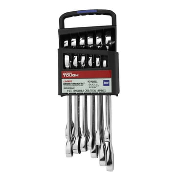 Hyper Tough 12-Piece Metric Combination Ratcheting Wrench Set