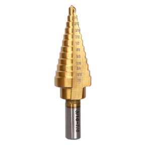 Hyper Tough 12-Step Split Point Titanium Drill Bit, 3/16 - 7/8-inch