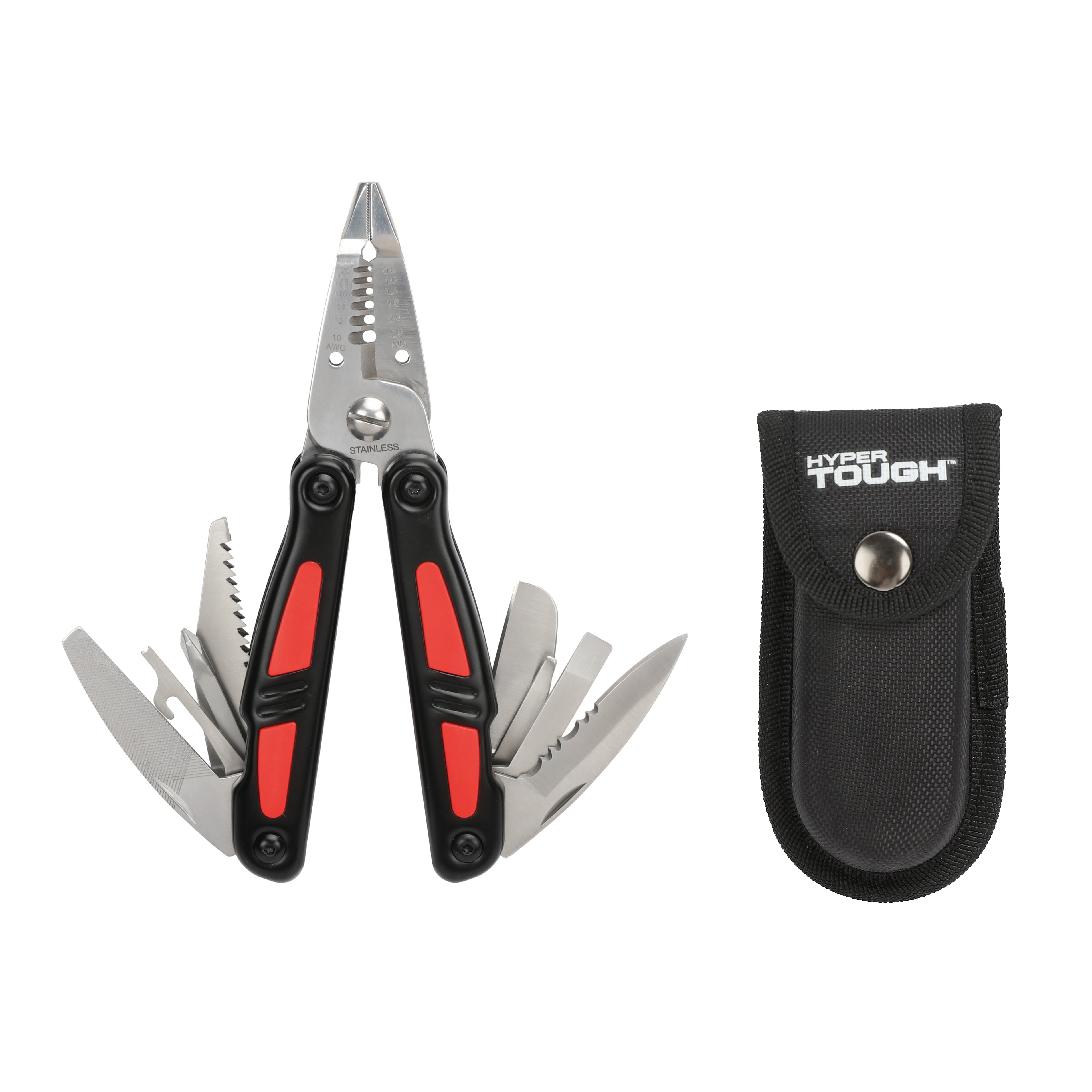 Hyper Tough 12in1 Electrician Multitool with Carry Case Model 5198