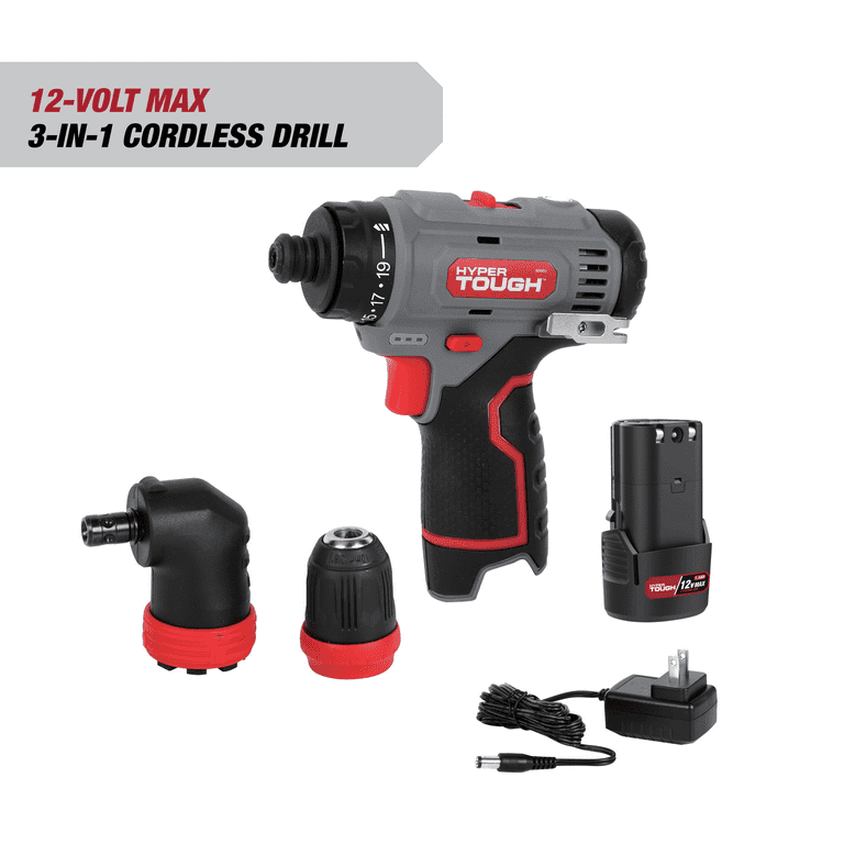 タフ　tough 3タイトル　セット　A801-123 Hyper Tough 12V Max Lithium-Ion 3-in-1 Multi-Head Power