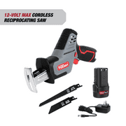 Hyper Tough 12V Max Lithium-Ion Compact Reciprocating Saw with 1.5Ah Battery and Charger