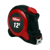 (3 pack) Hyper Tough 12ft. Self Lock Steel Tape Measure