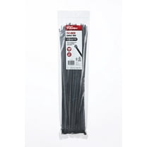 Hyper Tough 14inch Cable Tie Uv Black 100Pcs
