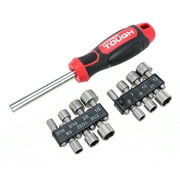 Hyper Tough 15 Piece Alloy Steel Nut Driver Screwdriver Set, 8TS0085N