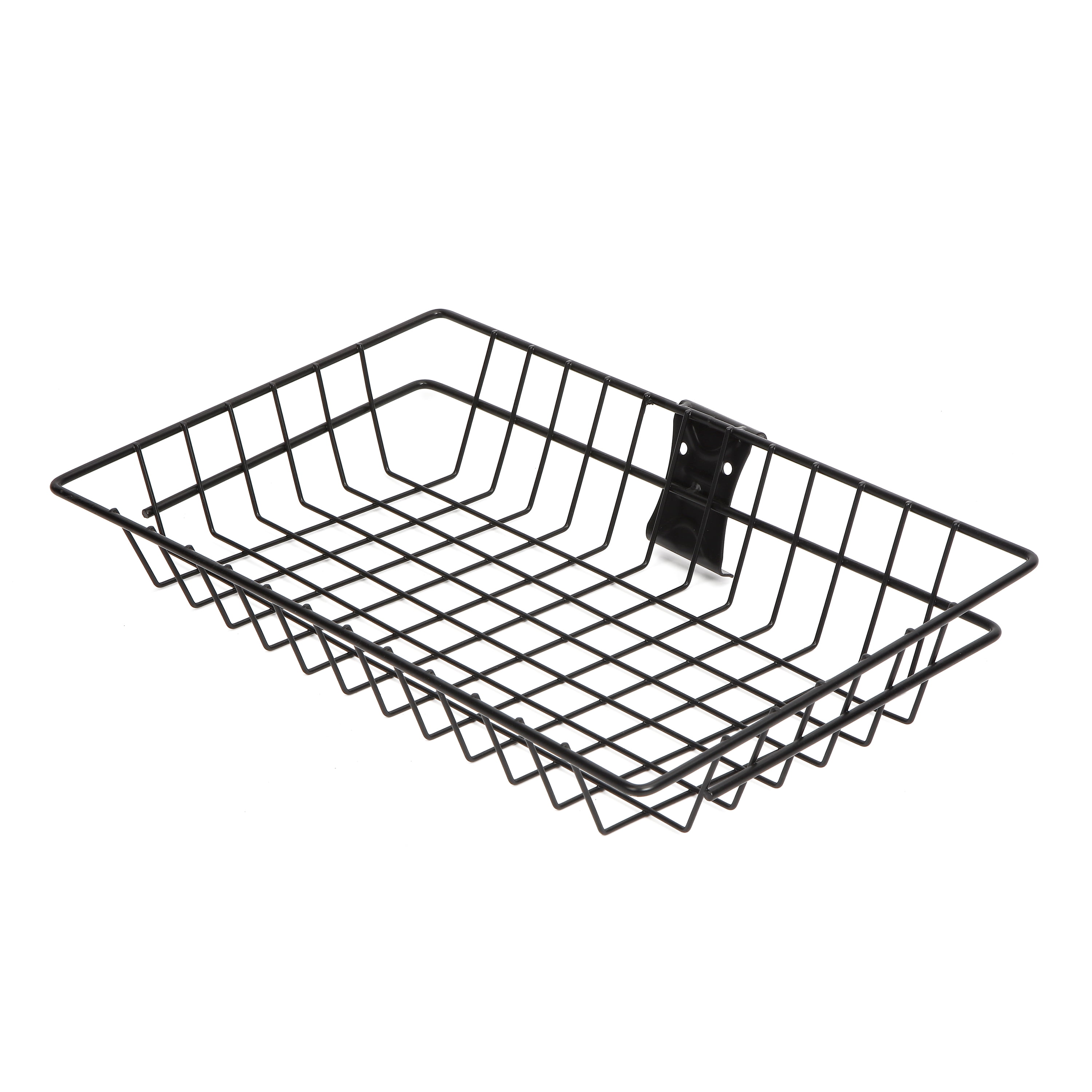 Hyper Tough 16-inch Metal Basket Caddy for Wall Mount and Snap Organizer Rail, Model 6706