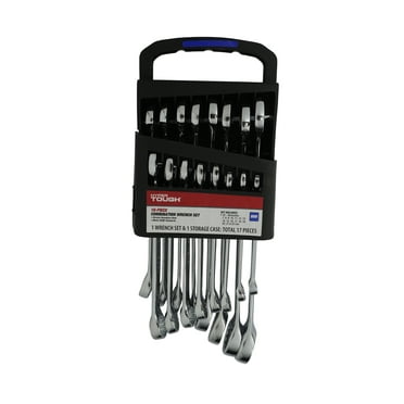 Hyper Tough 16-Piece Combination Wrench Set - Metric