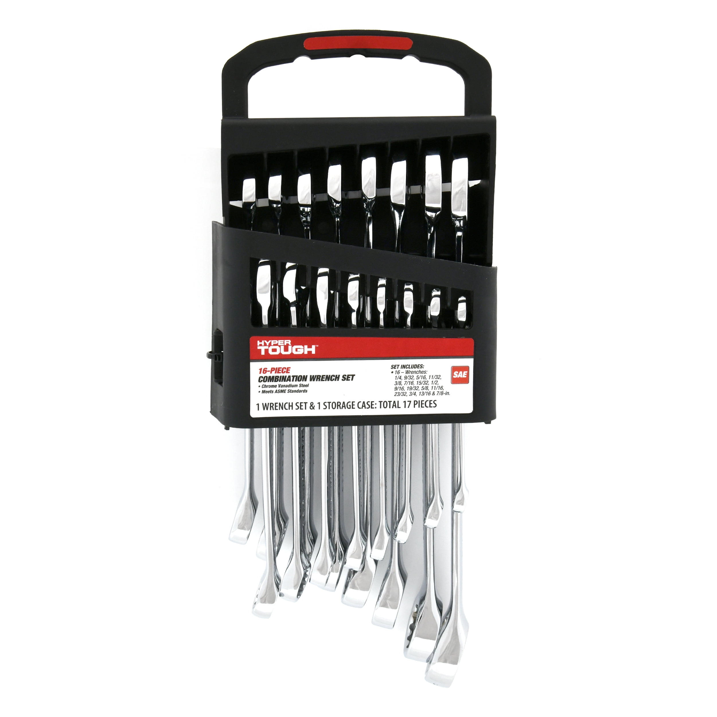HART 11-Piece MM Combination Wrench Set with Tool Pouch