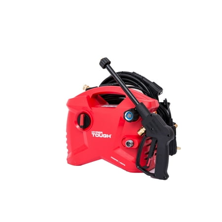 Hyper Tough 1600PSI Pressure Washer Corded Electric for Car Wash Potable Size Red Black