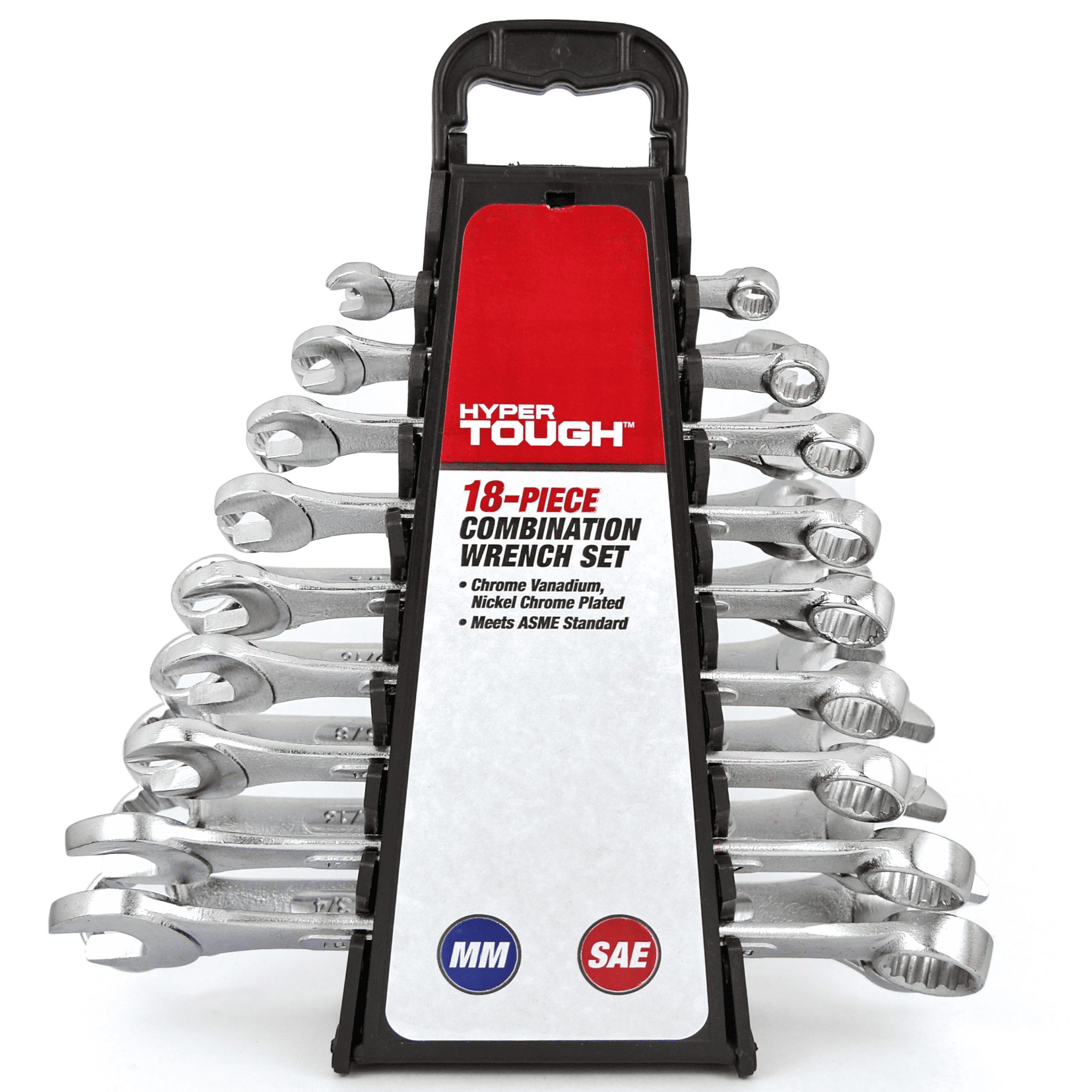 SAE and Metric T-Handle Ball End Hex Key Set, 18 Piece
