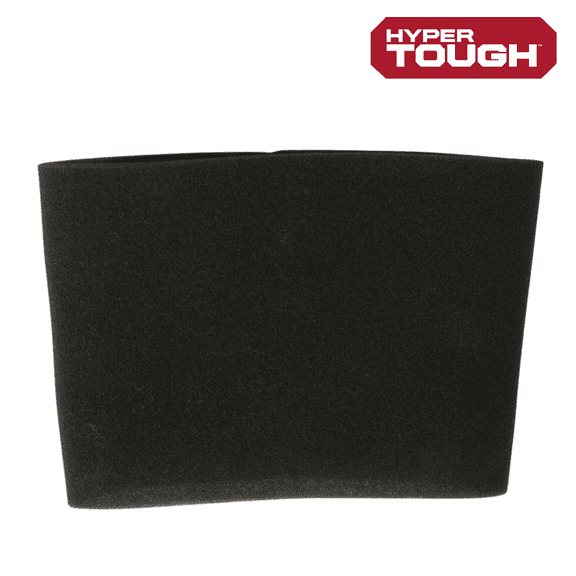 Hyper Tough 19-1600 Universal Foam Filter for 5-12 Gallon Wet/Dry Vacuums