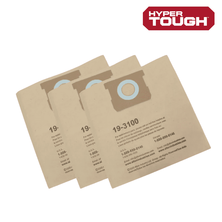 Hyper Tough 19-3100 High-Efficiency Disposable Filter Bag