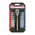 Hyper Tough 19 Piece 1/4 inch Drive Ratchet and Socket Set, 43232