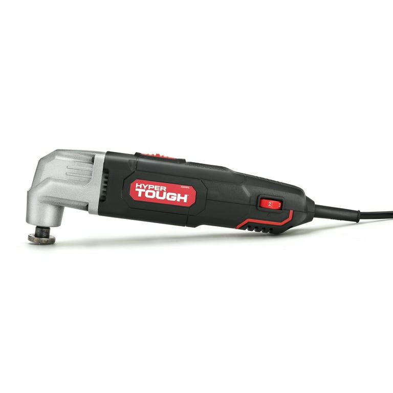 Hyper Tough 2.1 AMP Corded Oscillating Multi-function Tool, Variable Speed, with Hex Key, Sanding Pad, 1-1/4 inch Blade, Scraper Blade & 3 Sanding Sheets (80, 100 & 120 Grit) Hyper Tough 2.1 AMP Corded Oscillating Multi-function Tool, Variable Speed, with Hex Key, Sanding Pad, 1-1/4 inch Blade, Scraper Blade & 3 Sanding Sheets (80, 100 & 120 Grit)