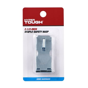 Hyper Tough 2.5 in. Staple Safety Hasp, Zinc Plated