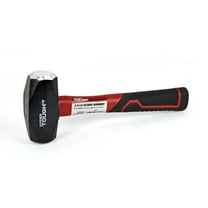 Hyper Tough 2.5 lb Small Sledge Hammer, Fiberglass Handle with Comfort Grip