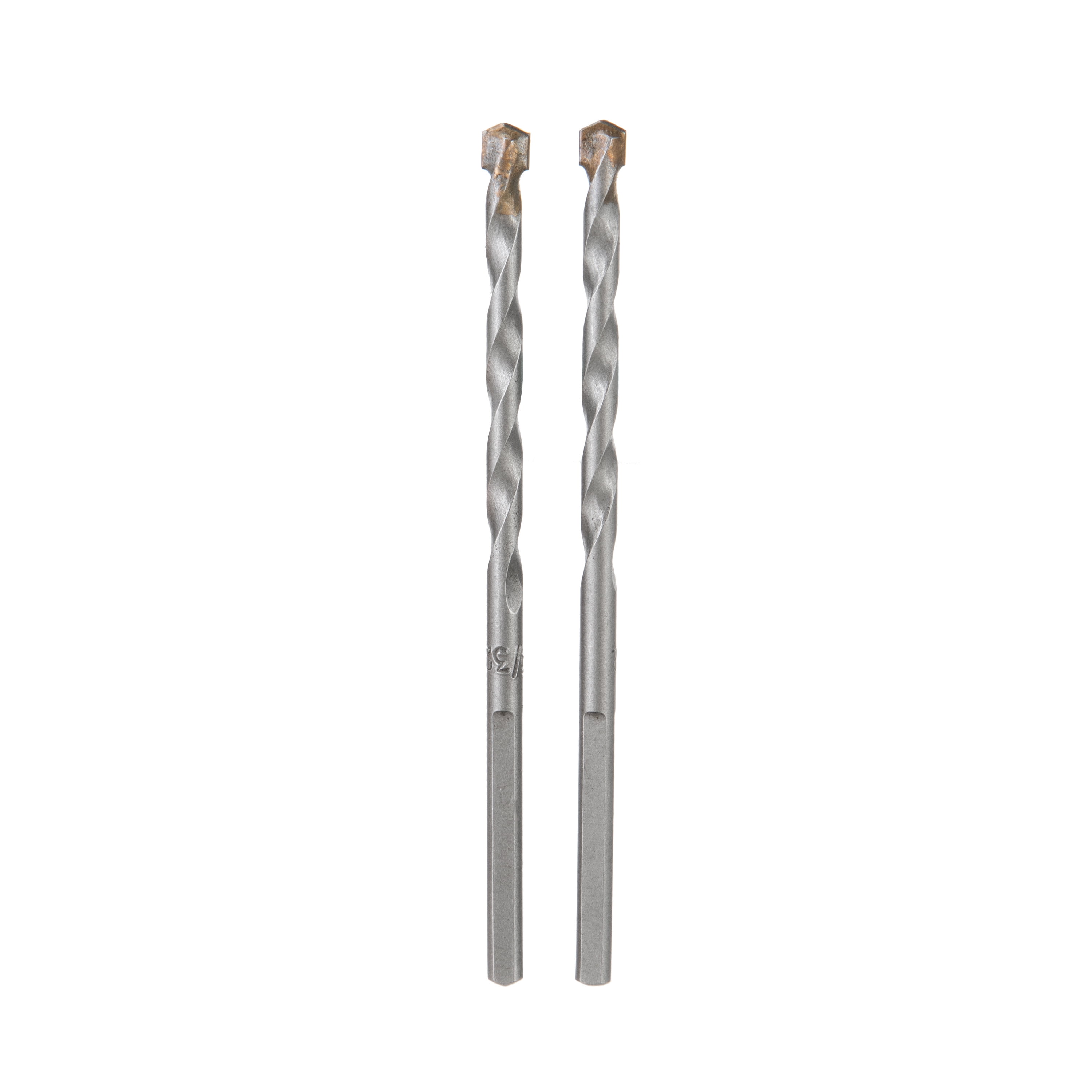 Hyper Tough 2 Piece 5/32" Masonry Drill Bit Set with Carbide Tips