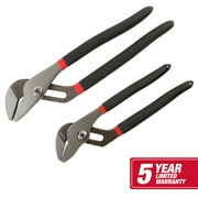 Hyper Tough 2-Piece 8-Inch and 10-Inch Groove Joint Pliers Set, 1279