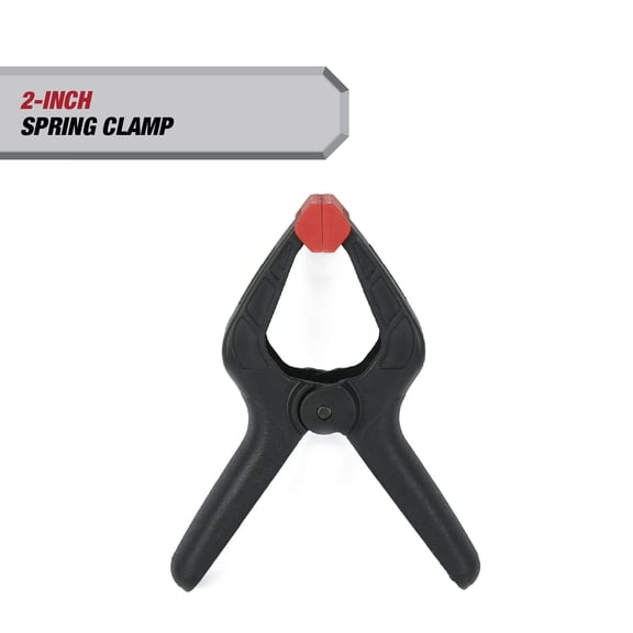 Hyper Tough 2-inch Light-Duty Spring Clamp with Swivel Pads