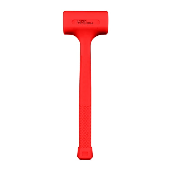 Hyper Tough 2 lb Non-Marring Dead Blow Hammer with Poly Face and Non-Slip Handle