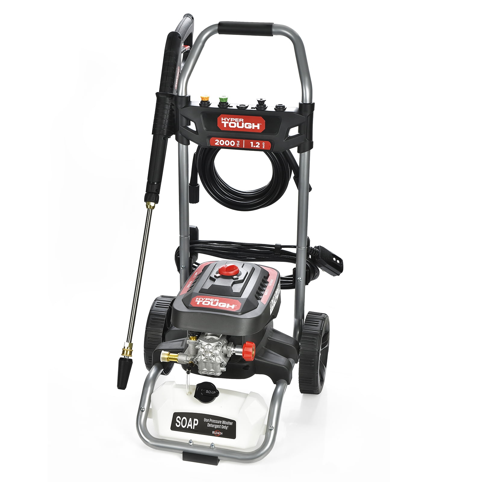 Hyper Tough 2000 PSI at 1.2 GPM 120 V 60HZ 1800W Electric Powered Cold