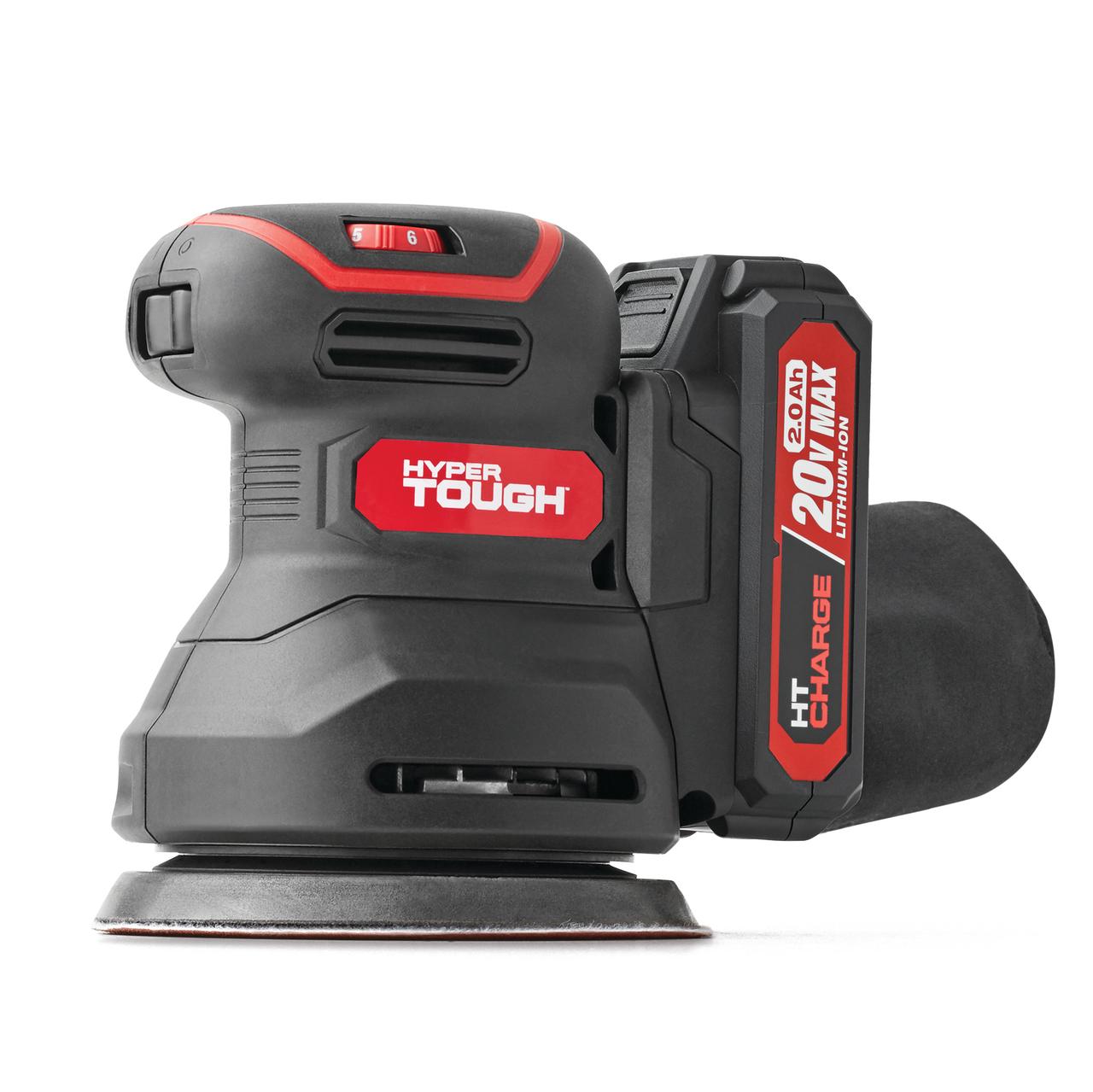 Hyper Tough 2.5Amp Orbital Sander, 5Inch, Corded, AQ20036G