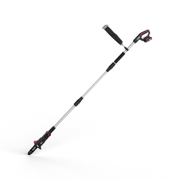 Hyper Tough 20V 8 in Cordless Pole Saw with 2.0Ah Battery and Charging Cable