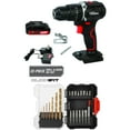 thumbnail image 1 of Hyper Tough 20V Max Brushless 2-Speed Cordless Hammer Drill and 22-Piece Drill & Drive Set in Click Fit™ Case, 1 of 6