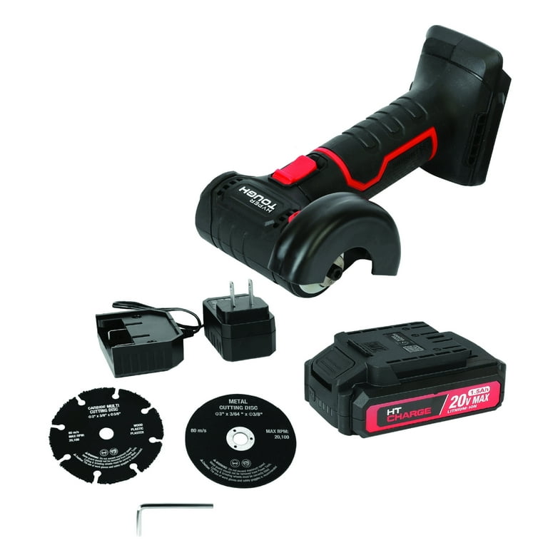 20-Volt Lithium-Ion Cordless Reciprocating Saw Kit with One 2 Ah Battery, 1-Hour Charger, and Assorted Wood/Metal Blades