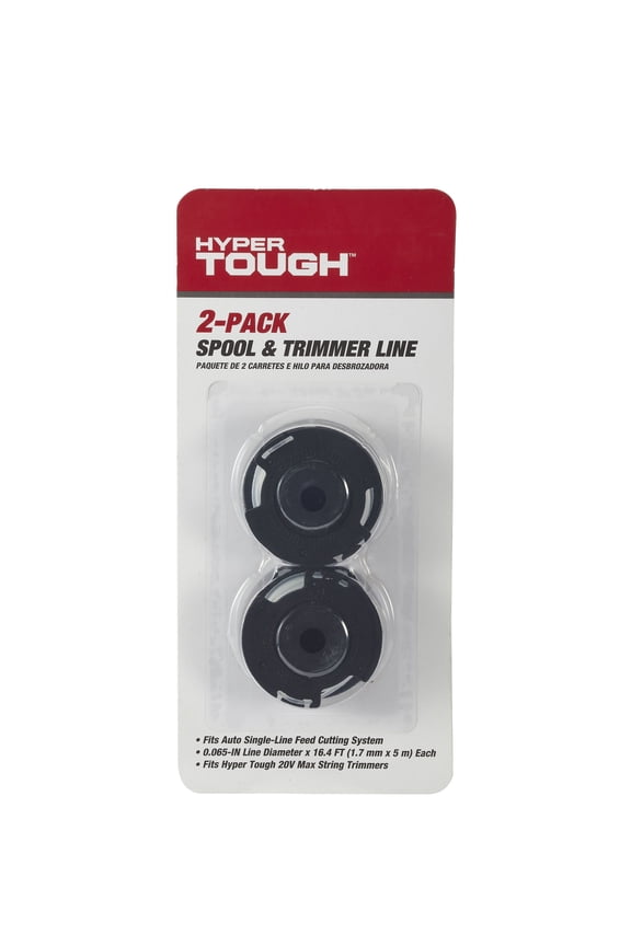 20V Max2-Pack Spool & Trimmer Line Nylon, with 0.065" Line Diameter