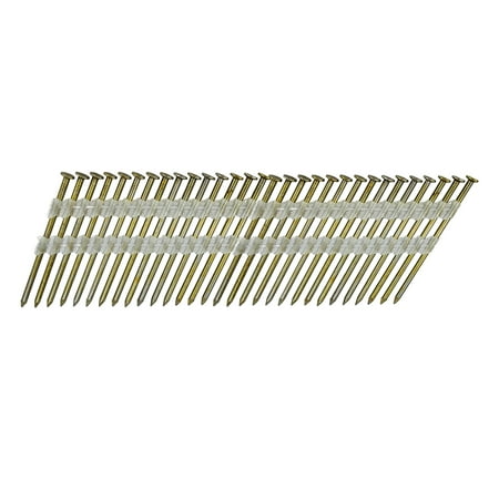 Hyper Tough 21-Degree 2-3/8 in. Plastic Collated Framing Nails, 1000 Count, Hardware Nails