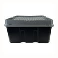 thumbnail image 1 of Hyper Tough 21 Gallon Plastic Material Storage Tote, Black, 1 of 13