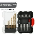 thumbnail image 2 of Luckyway 4-Piece Quick Change Drill & Drive Set - #6, #8, #10 Countersink Bits For Woodworking 2 of 2