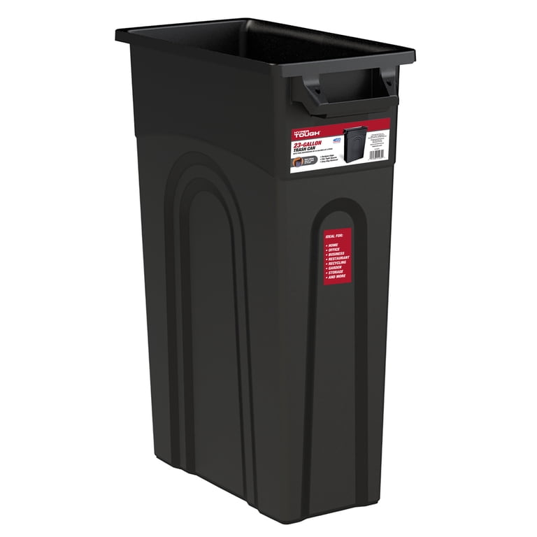 Hyper Tough 23 Gallon Heavy Duty Plastic Highboy Garbage Container