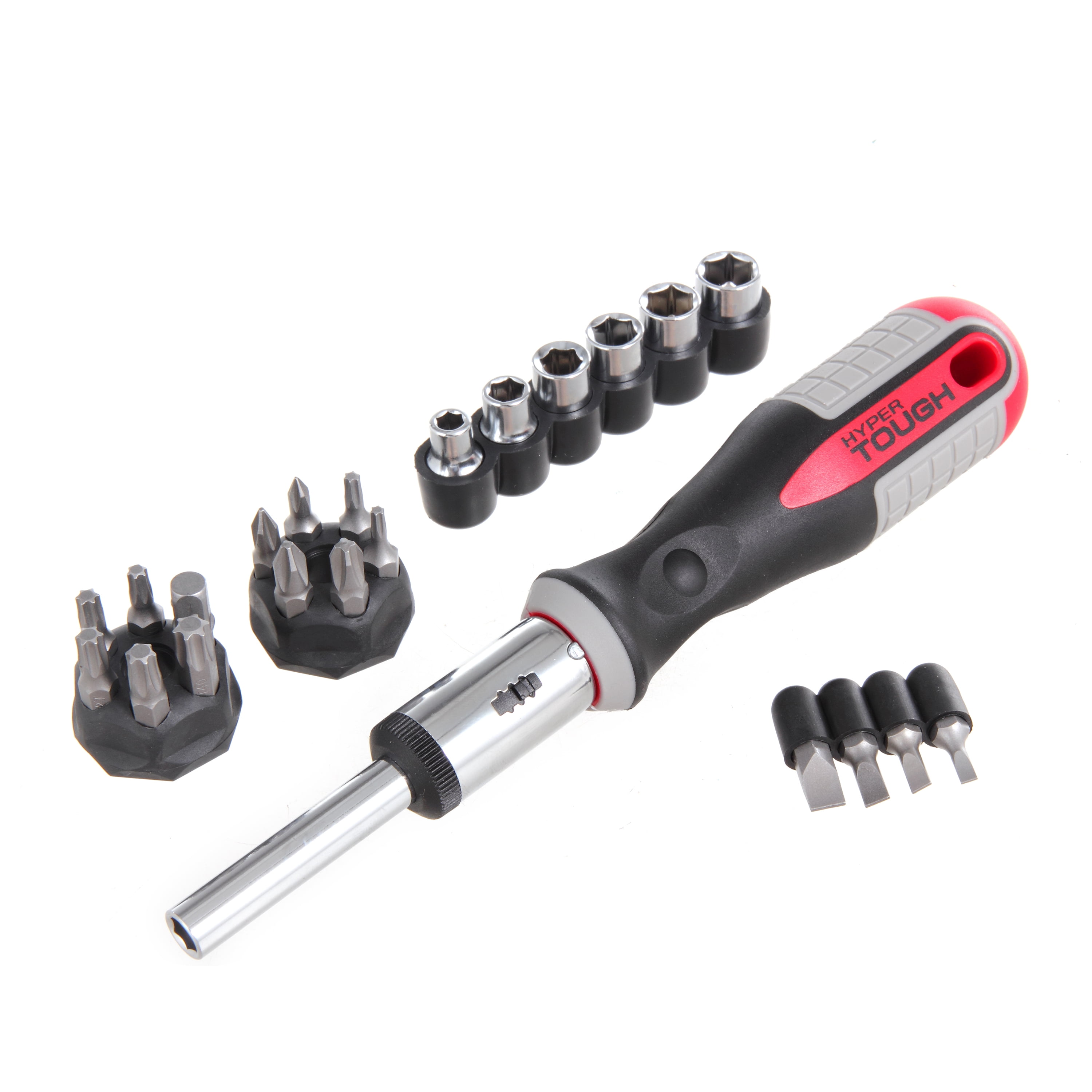 Hyper Tough 23 Piece Ratcheting Screwdriver Bit Set TS70998N