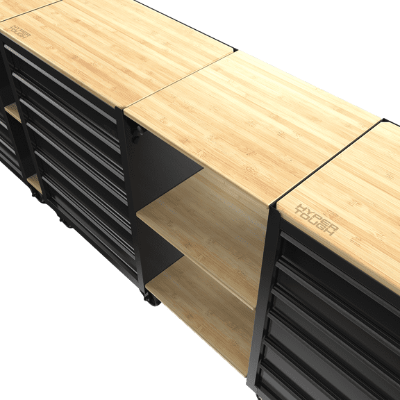 Hyper Tough Hyper Stack 23 in. Wooden Connector Pieces, 2 Pack, Connector for 27 in. and 36 in. Toolboxes