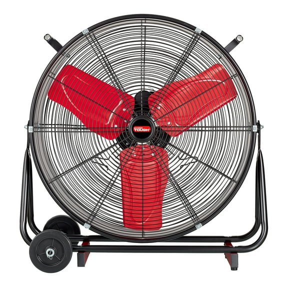 Hyper Tough 24" 2-Speed Metal High Velocity Tiltable Drum Fan