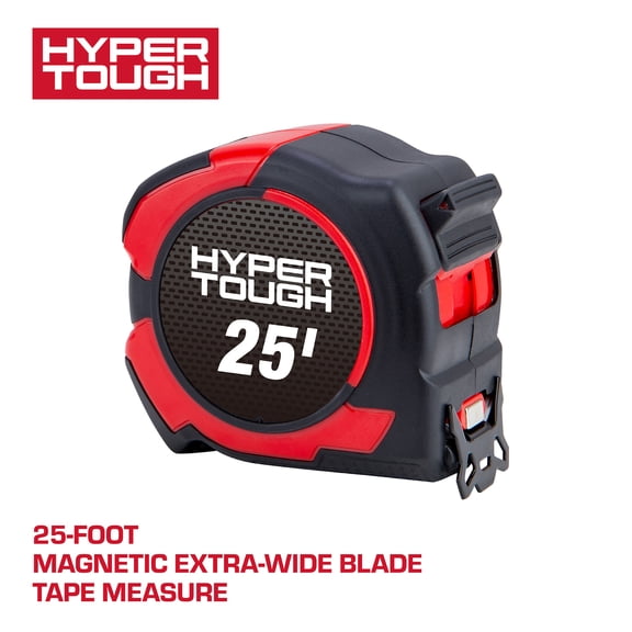 Hyper Tough 25-Foot Magnetic Measuring Tape